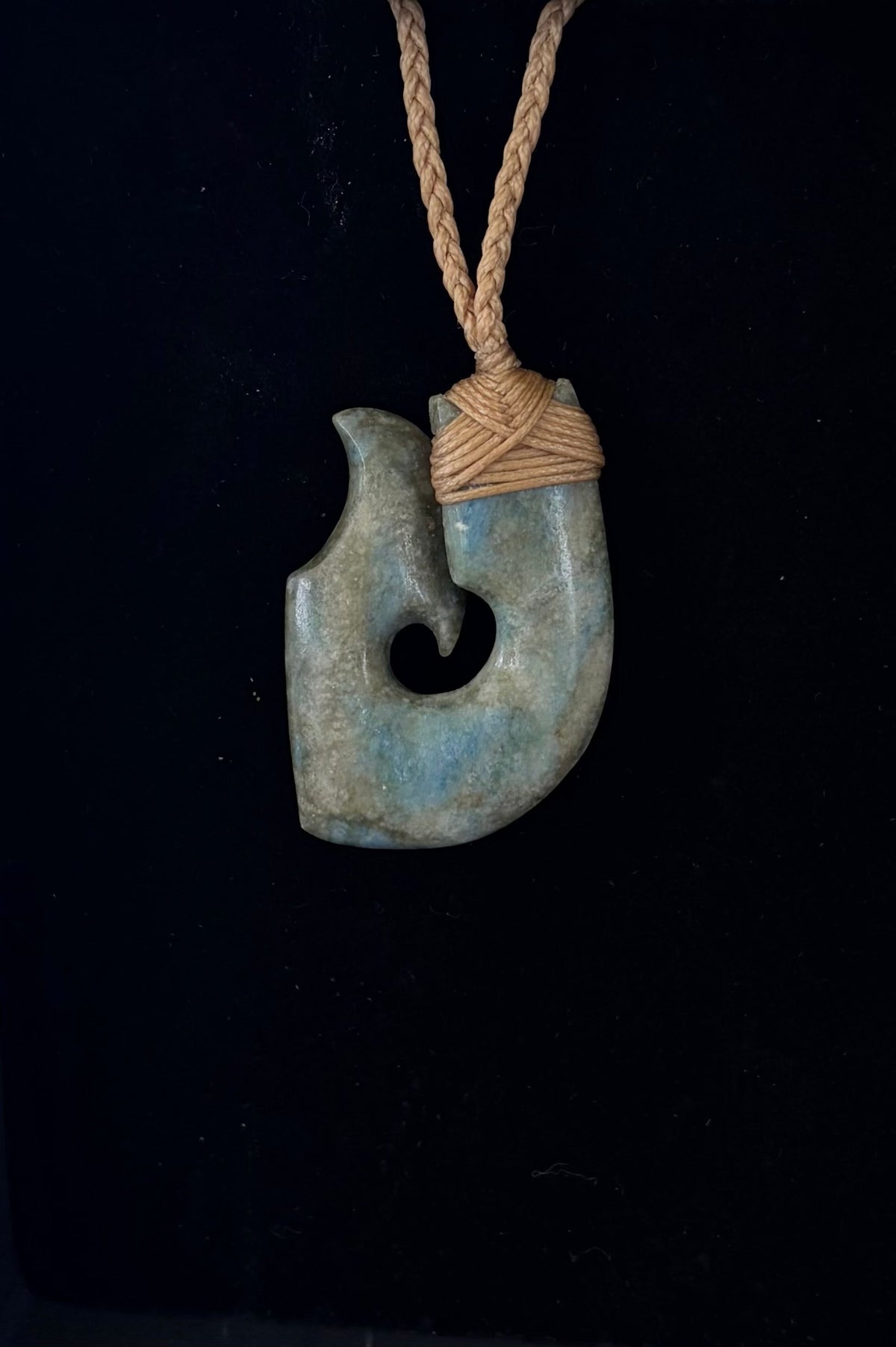 Hei Mātau Āotea Necklace - Medium-1