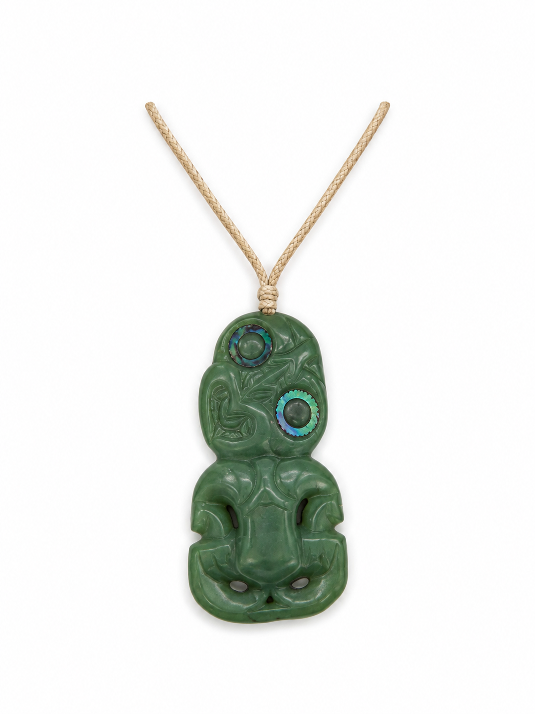 Hei Tiki with Pāua