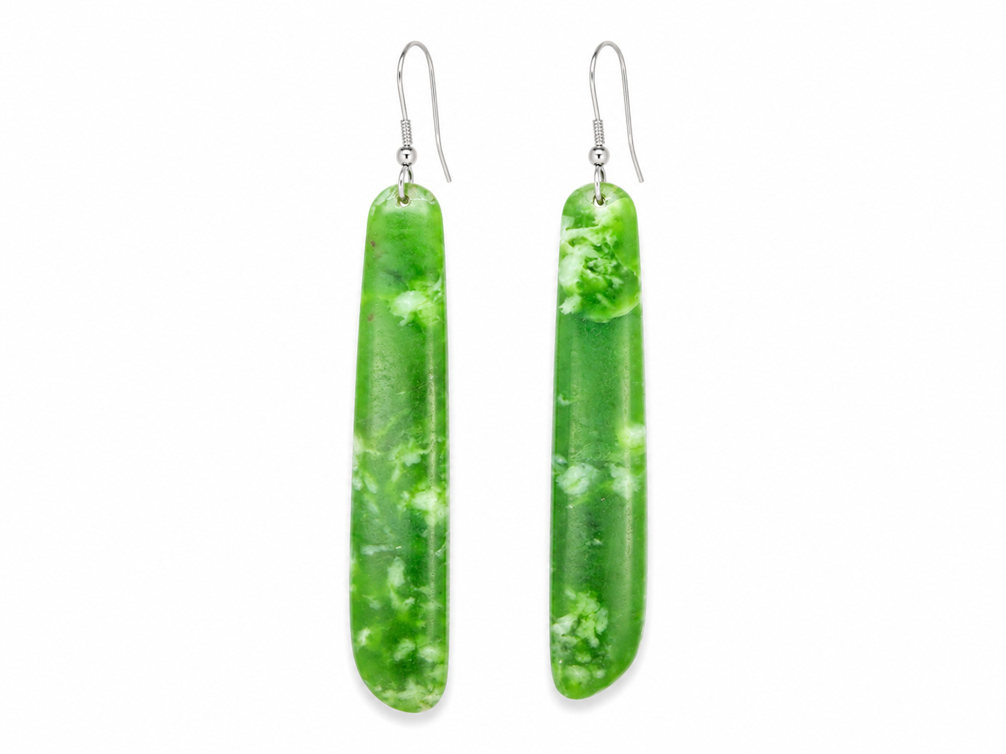 Tahutahi Pounamu Drop Earrings