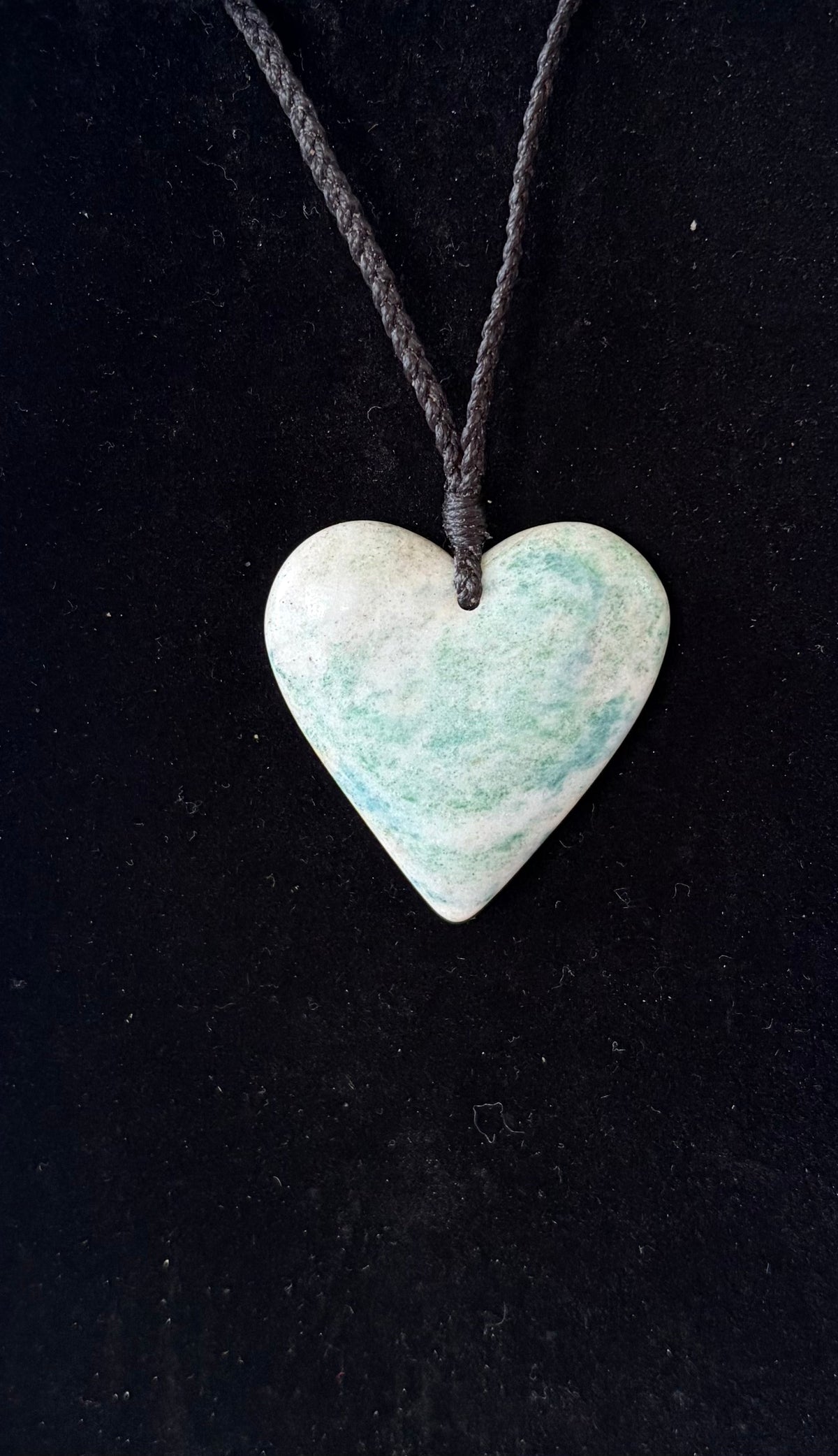 Āotea Heart Necklace - Medium-2