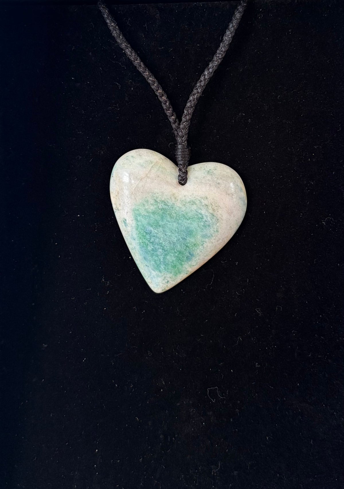Āotea Heart Necklace - Medium-3