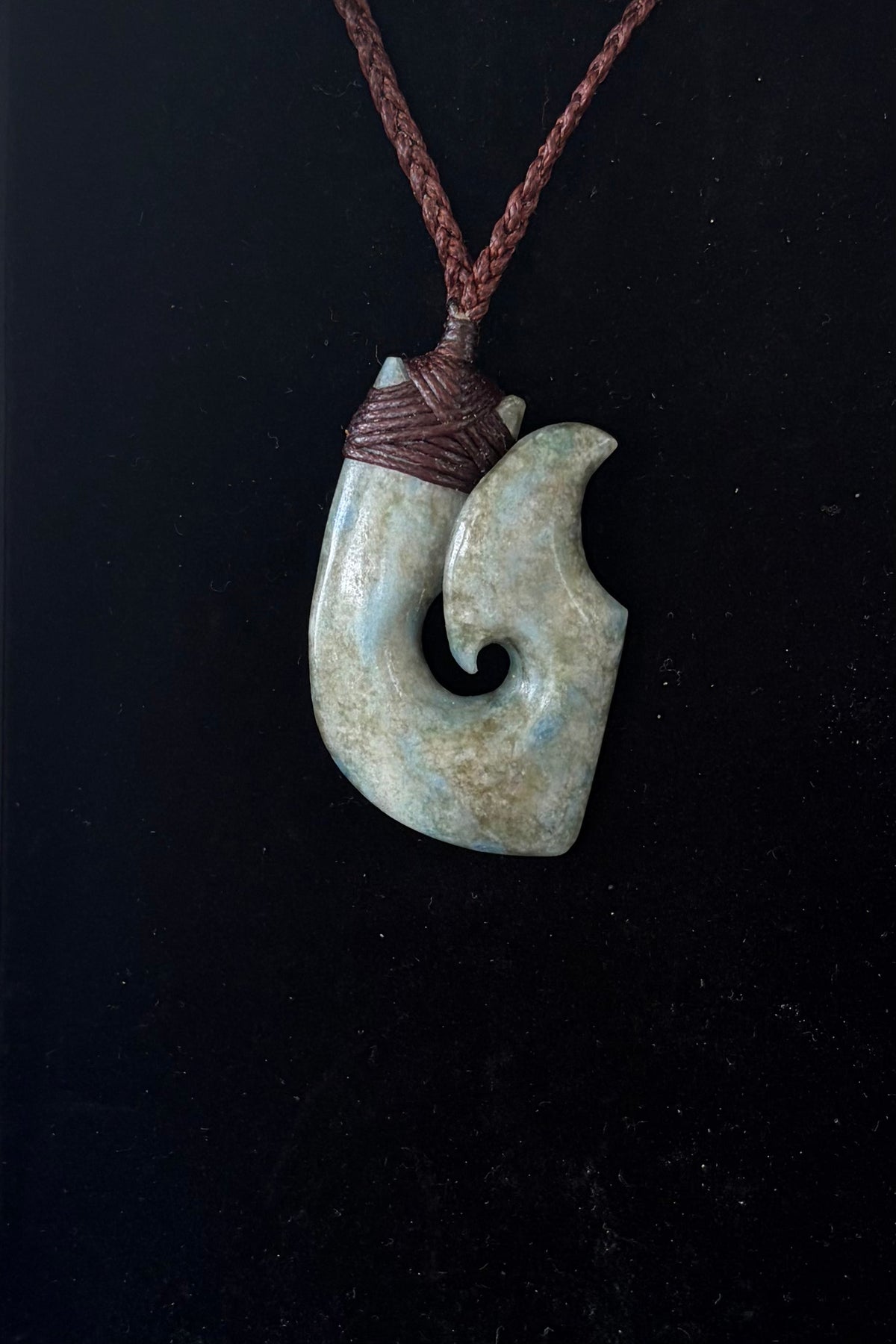 Hei Mātau Āotea Necklace - Medium-1