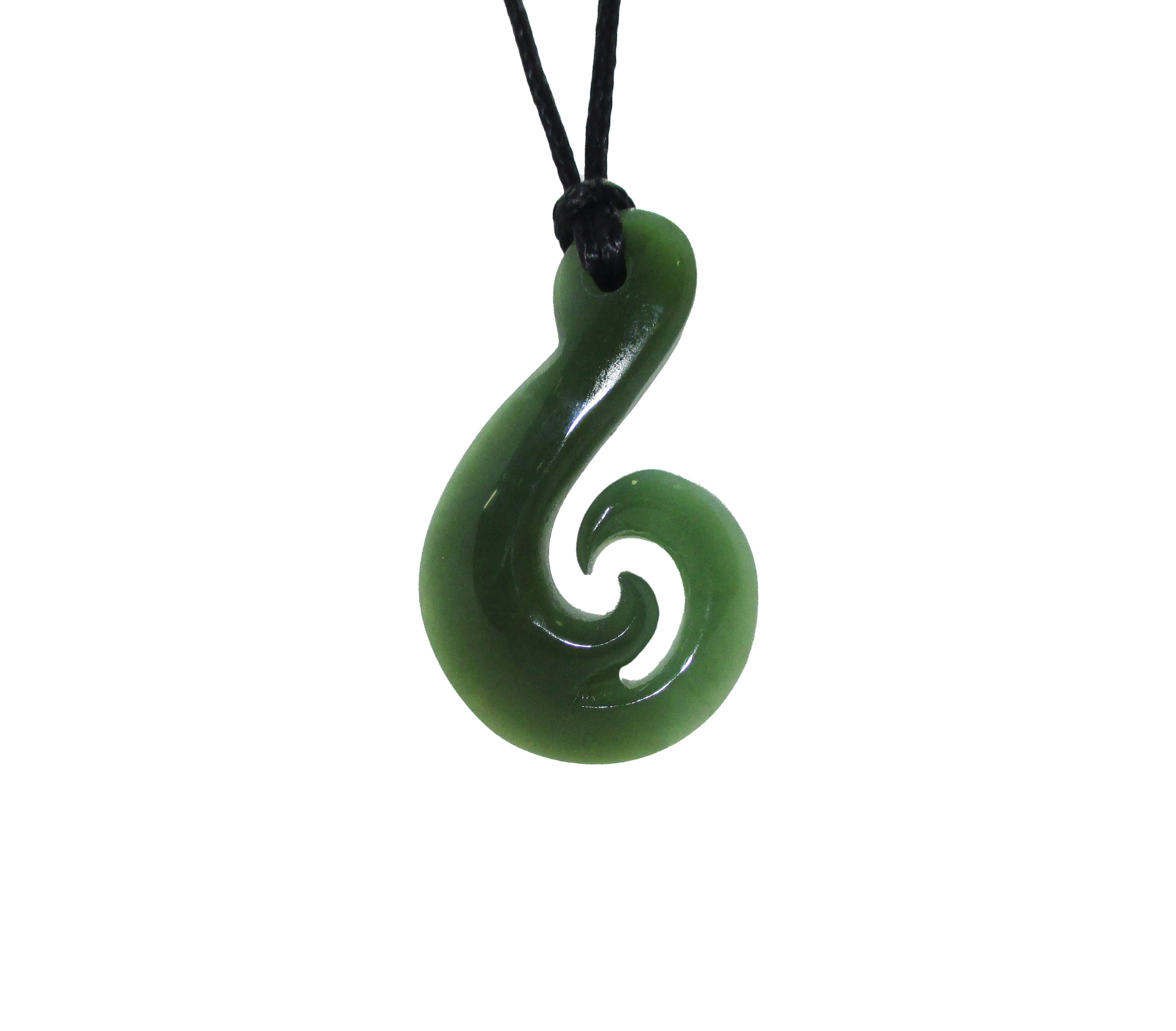 NZ Greenstone Fish Hook 40mm