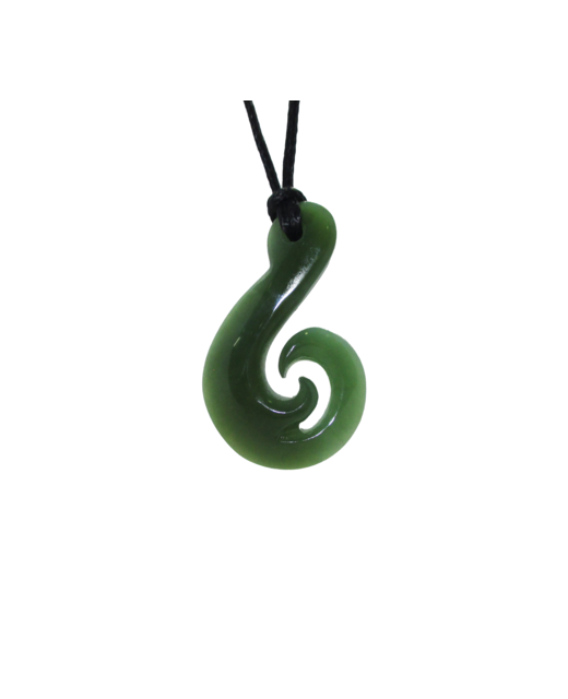 NZ Greenstone Fish Hook 40mm