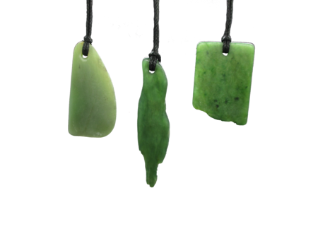 NZ Greenstone $20.00 Pendant - Assorted Sizes-freeform-Westland Greenstone