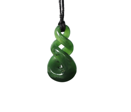 NZ Greenstone Double Twist Small 35mm-twist-Westland Greenstone