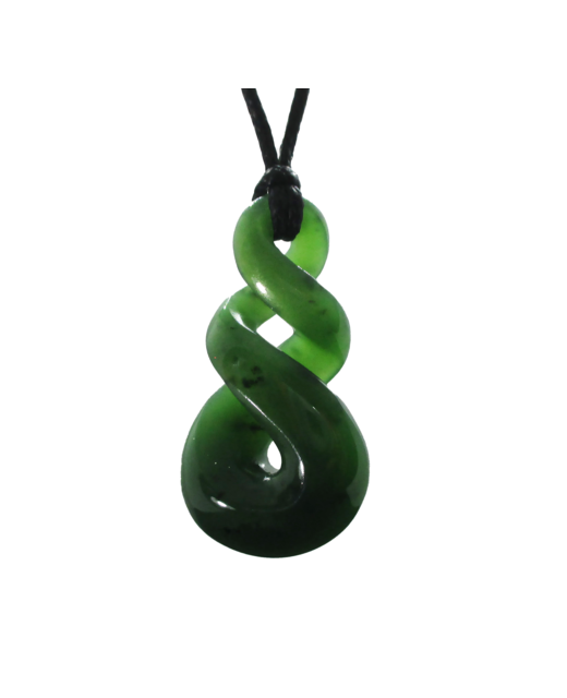 NZ Greenstone Double Twist 40mm