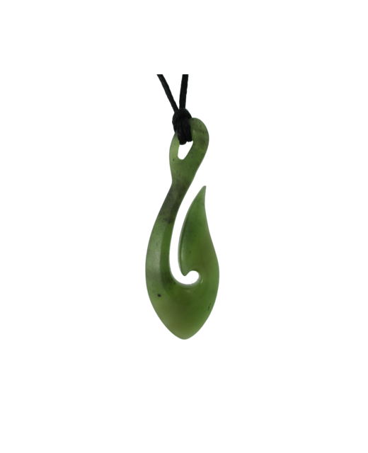 NZ Greenstone Tall Fish Hook 50mm