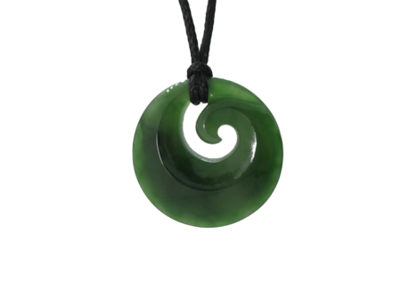 NZ Greenstone Closed Koru 30mm-koru-Westland Greenstone