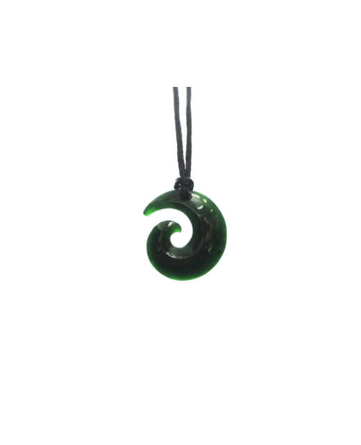 NZ Greenstone Open Koru XSmall 20mm