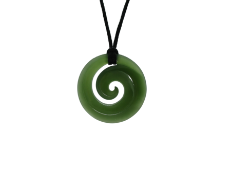 NZ Greenstone Closed Koru 30mm-koru-Westland Greenstone