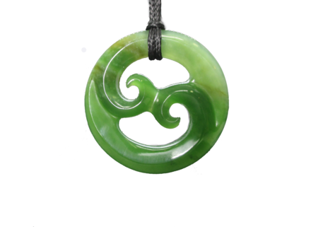 NZ Greenstone Koru Double 40mm-koru-Westland Greenstone