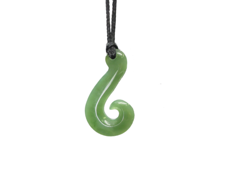 NZ Greenstone Fish Hook 35mm-fish-hook-Westland Greenstone