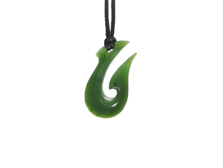 NZ Greenstone BirdsHead Fish Hook 30mm-fish-hook-Westland Greenstone