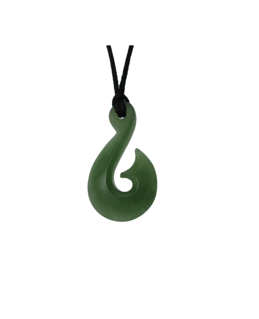 NZ Greenstone Fish Hook 30mm Greenstone Matau Meaning of Fish Hook NZO