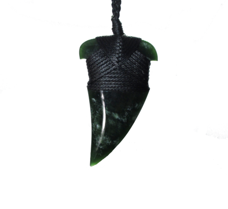 NZ Greenstone Tooth Toki 55mm-toki-Westland Greenstone