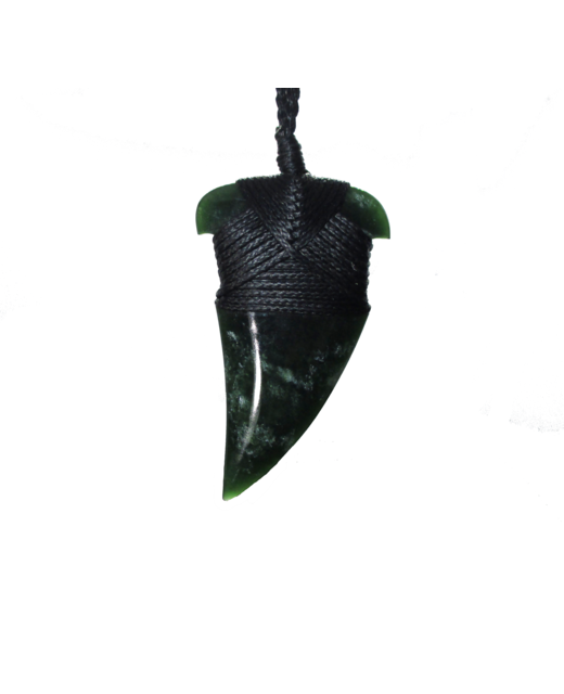 NZ Greenstone Tooth Toki 55mm