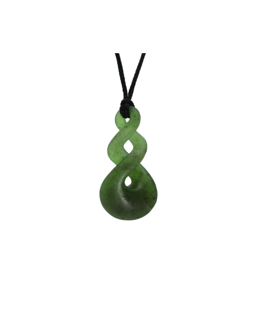 NZ Greenstone Double Twist 40mm