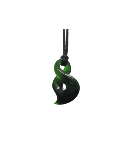 NZ Greenstone Twist with Tail 25mm