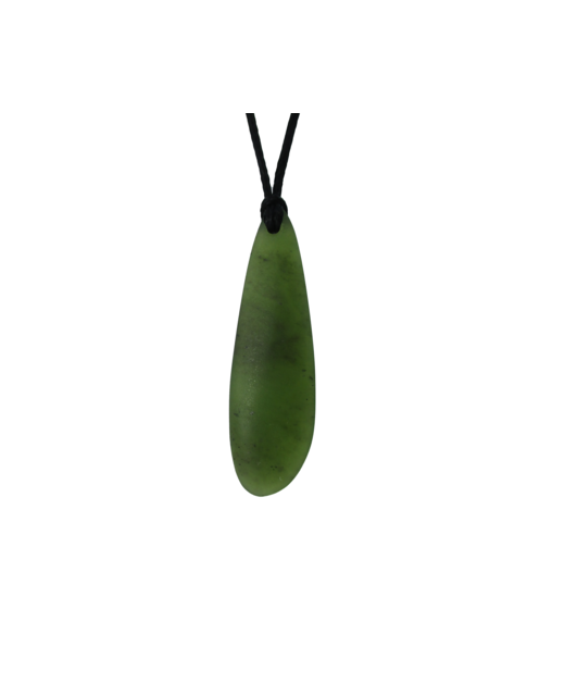 NZ Greenstone Freeform Drop 45mm