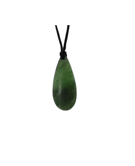 NZ Greenstone Tear Drop 45mm