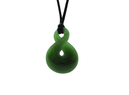 NZ Greenstone Single Twist Small 32mm-twist-Westland Greenstone